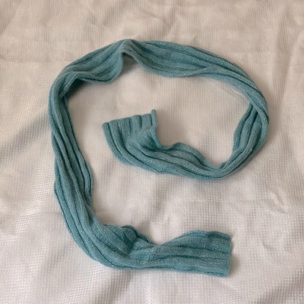 Soft cozy skinny scarf vintage Y2K